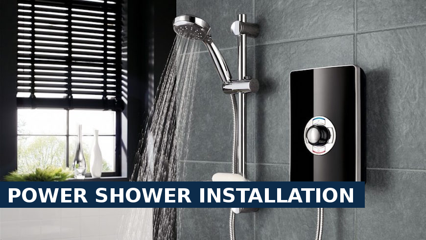 Power shower installation Weybridge